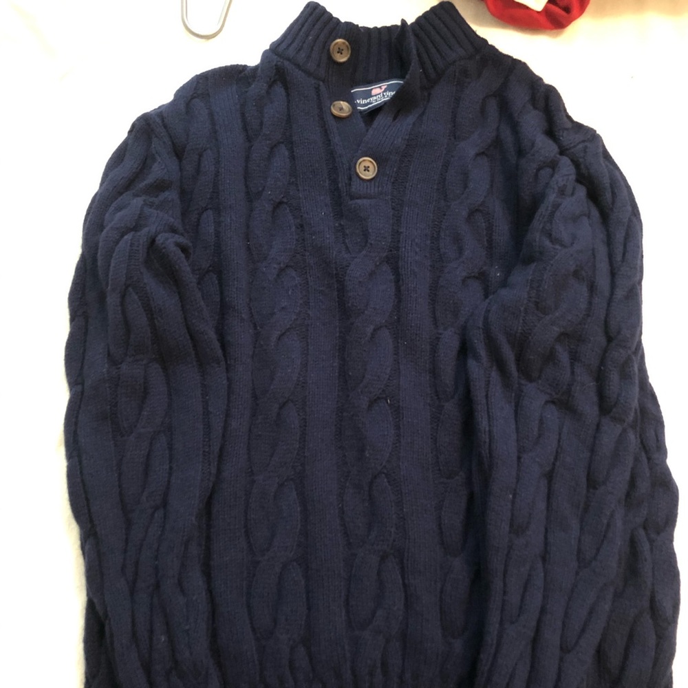 Vineyard Vines Cable Sweater Cardigan